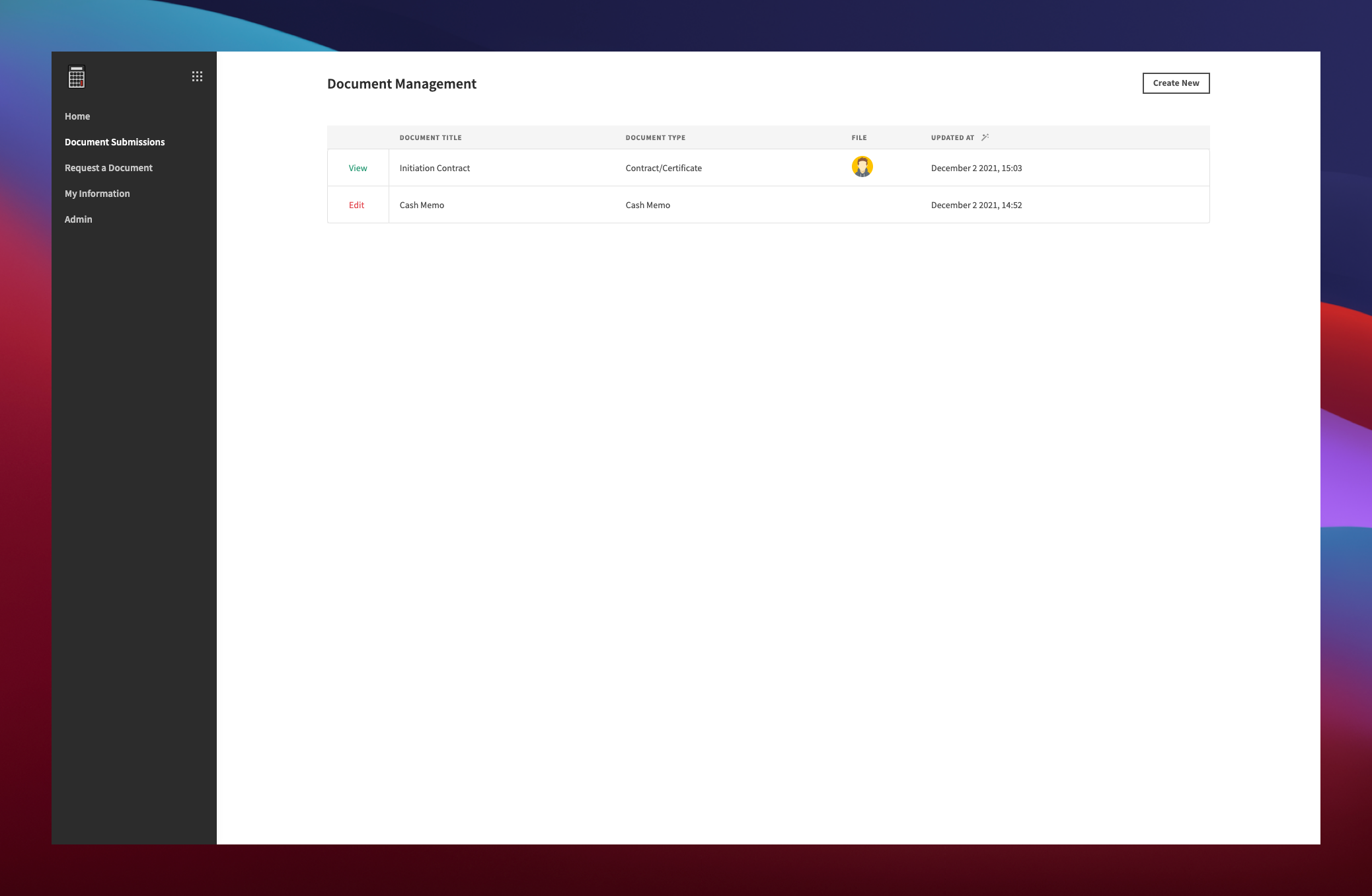 Client Portal for Accountants - Document Management UI